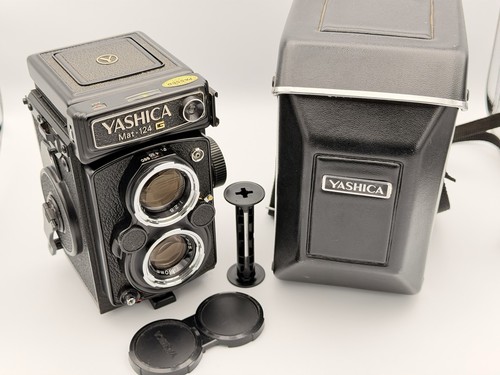 Yashica mat 124 black tlr - mat-124,